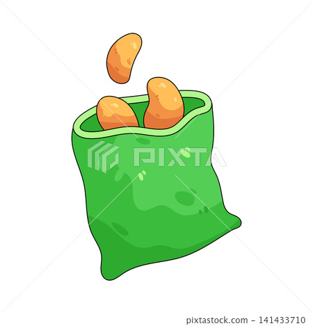 Illustration of potato chips Illustration of potato chips 141433710