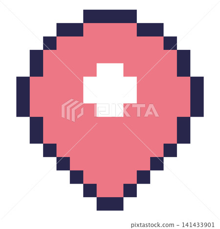 Map pins (pixel art) Map pins (pixel art) 141433901