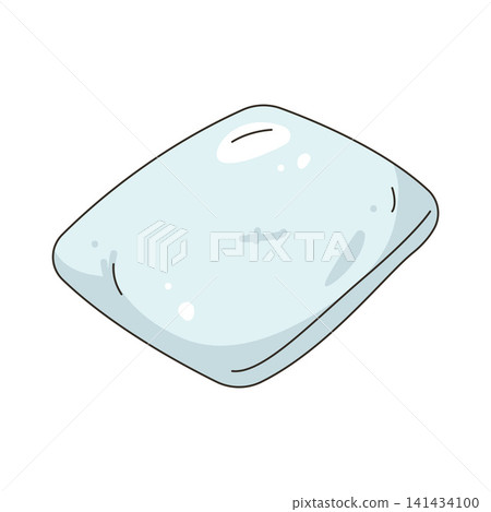 Illustration of comfort pillow Illustration of comfort pillow 141434100