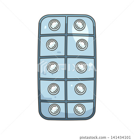 Illustration of anxiety medicine 141434101