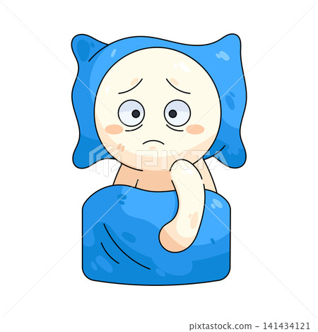Illustration of restless sleep 141434121