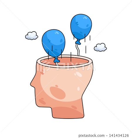 Illustration of stress release Illustration of stress release 141434126