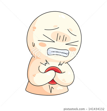 Illustration of chest tightness Illustration of chest tightness 141434132