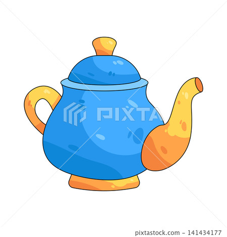 Illustration of teapot Illustration of teapot 141434177
