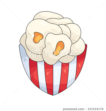 Illustration of popcorn Illustration of popcorn 141434178
