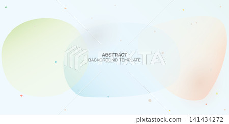 Abstract colorful watercolor freeform and childish style illustration. Minimalistic pastel elements hand drawn vector illustration. Abstract colorful watercolor freeform and childish style illustration. Minimalistic pastel elements hand drawn vector illustration. 141434272