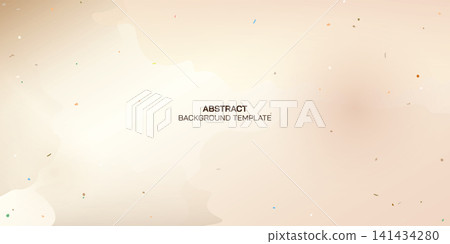 Abstract mixed yellow and beige watercolor blended style background with splashed colors. Vector background for banner, poster, web and wallpaper. Abstract mixed yellow and beige watercolor blended style background with splashed colors. Vector background for banner, poster, web and wallpaper. 141434280