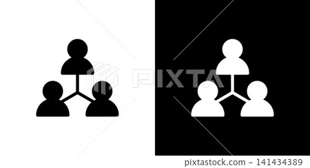 代表三人團隊或小組的圖標 代表三人團隊或小組的圖標 141434389