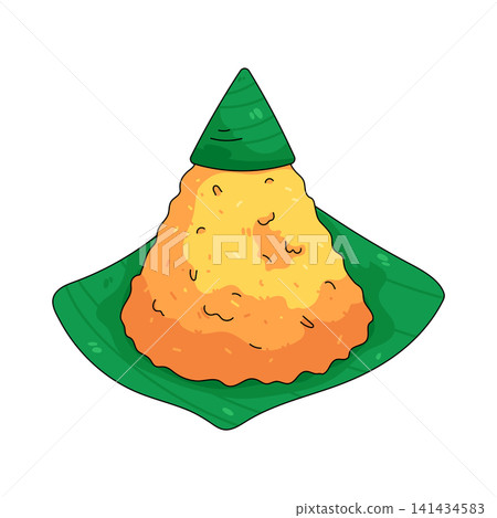 Illustration of nasi kuning Illustration of nasi kuning 141434583