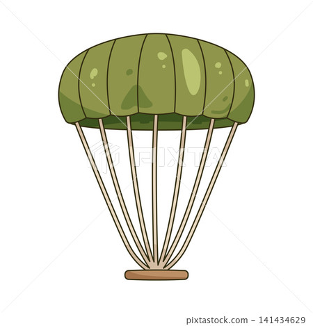 Illustration of parachute Illustration of parachute 141434629