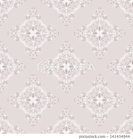 Floral seamless pattern, Flower chintz pattern seamless vector border print. Botanical batik background. Arabesque floral ornament motif for decoration fabric, women clothing, scarf, wallpaper design. Floral seamless pattern, Flower chintz pattern seamless vector border print. Botanical batik background. Arabesque floral ornament motif for decoration fabric, women clothing, scarf, wallpaper design. 141434844