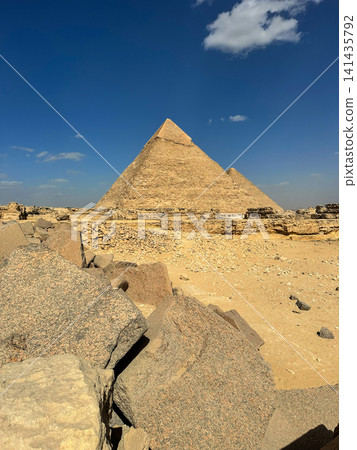 The majesty of the Egyptian pyramids, Cairo, Giza The majesty of the Egyptian pyramids, Cairo, Giza 141435792
