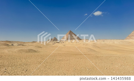 The majesty of the Egyptian pyramids, Cairo, Giza The majesty of the Egyptian pyramids, Cairo, Giza 141435988