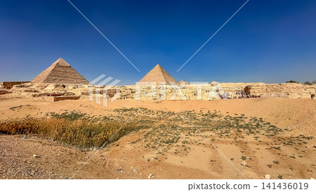 The majesty of the Egyptian pyramids, Cairo, Giza The majesty of the Egyptian pyramids, Cairo, Giza 141436019