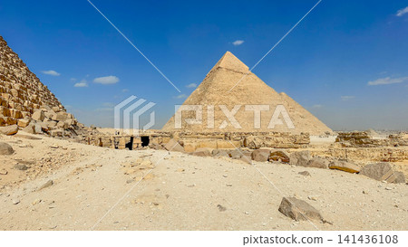 The majesty of the Egyptian pyramids, Cairo, Giza The majesty of the Egyptian pyramids, Cairo, Giza 141436108
