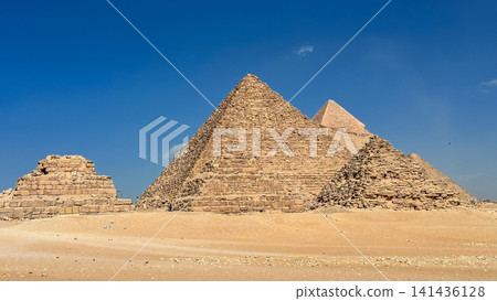 The majesty of the Egyptian pyramids, Cairo, Giza The majesty of the Egyptian pyramids, Cairo, Giza 141436128