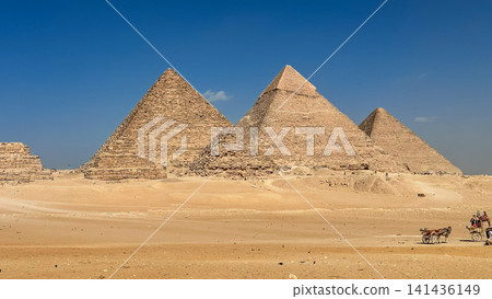 The majesty of the Egyptian pyramids, Cairo, Giza The majesty of the Egyptian pyramids, Cairo, Giza 141436149