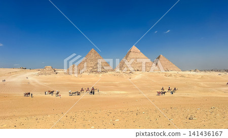 The majesty of the Egyptian pyramids, Cairo, Giza The majesty of the Egyptian pyramids, Cairo, Giza 141436167