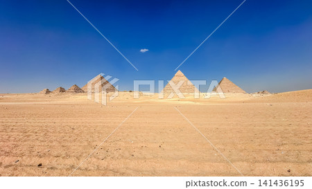The majesty of the Egyptian pyramids, Cairo, Giza The majesty of the Egyptian pyramids, Cairo, Giza 141436195
