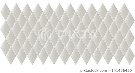 White diamond ceramic tile texture background with realistic 3d pattern White diamond ceramic tile texture background with realistic 3d pattern 141436430