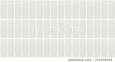 White ceramic subway tile texture with realistic 3d wall pattern White ceramic subway tile texture with realistic 3d wall pattern 141436438