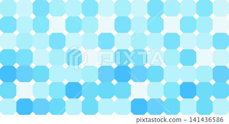 Blue pool tile geometric mosaic pattern background with square grid design Blue pool tile geometric mosaic pattern background with square grid design 141436586