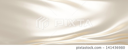 Luxury pearl color fabric background with copy space 3D render Luxury pearl color fabric background with copy space 3D render 141436980