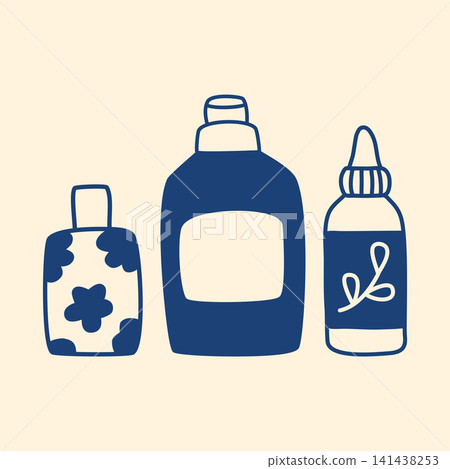 Set of jars and dispensers for bathroom Set of jars and dispensers for bathroom 141438253