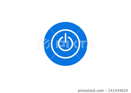 Power button icon minimalist technology symbol conveying startup, shutdown, energy, control and user interface concepts for digital and electronic designs Power button icon minimalist technology symbol conveying startup, shutdown, energy, control and user interface concepts for digital and electronic designs 141439020