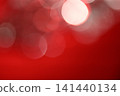 以紅色為底，帶有白色散景效果的聖誕節背景。 141440134