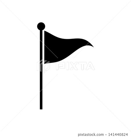 Simple flag illustration material Simple flag illustration material 141440824