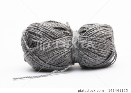 A ball of acrylic yarn for crocheting and knitting A ball of acrylic yarn for crocheting and knitting 141441125