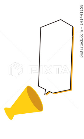 Illustration of someone shouting loudly using a megaphone. Illustration of someone shouting loudly using a megaphone. 141441159
