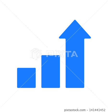 An illustration of an upward-sloping graph and an arrow. An illustration of an upward-sloping graph and an arrow. 141441452