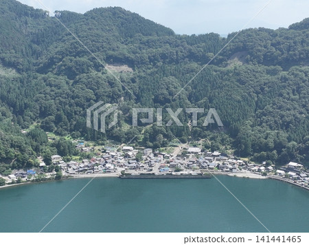 【空拍】奧尻尻湖公園道和菅浦的壯麗夏日景色 【空拍】奧尻尻湖公園道和菅浦的壯麗夏日景色 141441465