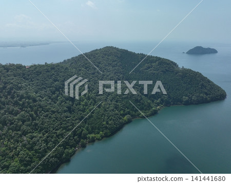 [Aerial view] Okubiwako Parkway and Tsuzuraozaki Observatory 141441680