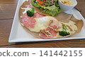 Cheese and bacon galette 141442155