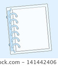 Light blue transparent sticker album 141442406