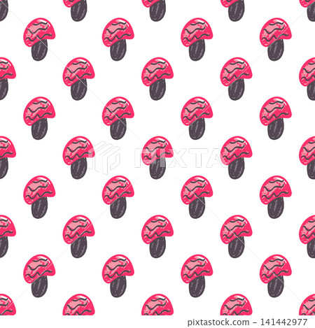 Seamless pattern. Hand drawn crayon texture style Seamless pattern. Hand drawn crayon texture style 141442977