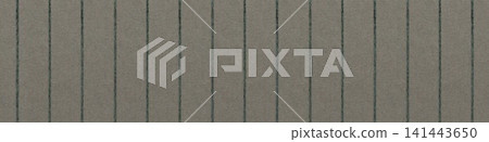 Close-up of grey pinstripe fabric featuring thin vertical dark lines on a woven linen surface Close-up of grey pinstripe fabric featuring thin vertical dark lines on a woven linen surface 141443650