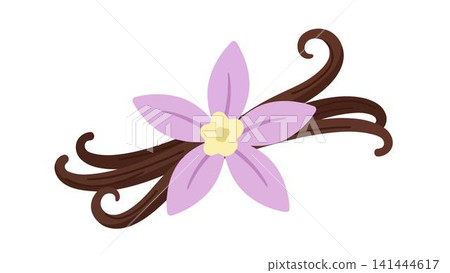 stylized icon of a colored flower stylized icon of a colored flower 141444617