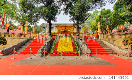 The Stone Dragon Shelf Sculpture Staircases And Worship Area Of Ly Emperors On Kinh Thien Palace Of Thang Long Imperial Citadel. The Stone Dragon Shelf Sculpture Staircases And Worship Area Of Ly Emperors On Kinh Thien Palace Of Thang Long Imperial Citadel. 141445491