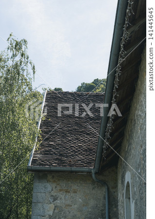 Chana, a town of stone houses in France Chana, a town of stone houses in France 141445645