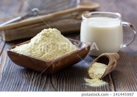 Soybean Powder and Milk. 141445997
