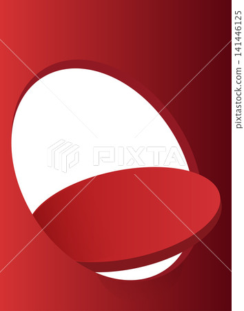 Abstract red and dark vertical background design with curved smooth oval shapes Abstract red and dark vertical background design with curved smooth oval shapes 141446125