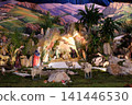 Nativity Scene, Christmas creche in the Saint Francis of Assisi church in Zagreb 141446530