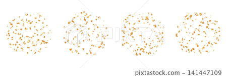 Crumb crunchy texture, cookie biscuit pattern, chocolate cake bg. Food dot chip and crispy white coffee, sand vector snack. Piece grunge crunch of color stain confetti, explosion cereal cracker Crumb crunchy texture, cookie biscuit pattern, chocolate cake bg. Food dot chip and crispy white coffee, sand vector snack. Piece grunge crunch of color stain confetti, explosion cereal cracker 141447109