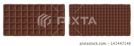 Chocolate waffle biscuit, pancake brunch icon, croffle square texture. Cracker crepe rectangle and stroopwafel pattern, christmas wafer emoji. Cookie snack 3d vector, chocolate caramel syrup realistic Chocolate waffle biscuit, pancake brunch icon, croffle square texture. Cracker crepe rectangle and stroopwafel pattern, christmas wafer emoji. Cookie snack 3d vector, chocolate caramel syrup realistic 141447146