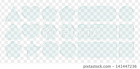 Ripple glass effect transparent frame. 3d fractal plastic texture, wavy vector rectangle. Square ribbed glossy plate, hud panel. Clear crystal blur shape, futuristic button reflect. Neon text overlay Ripple glass effect transparent frame. 3d fractal plastic texture, wavy vector rectangle. Square ribbed glossy plate, hud panel. Clear crystal blur shape, futuristic button reflect. Neon text overlay 141447236