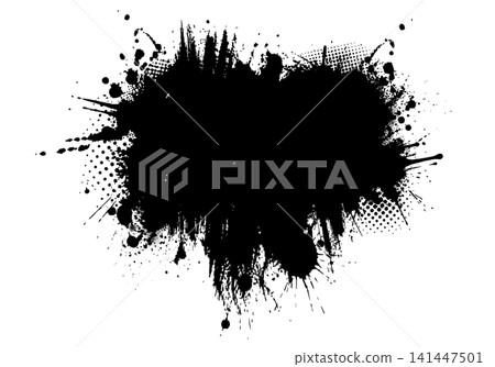 Splatter Paint Texture . Black Spray Blot of Ink. Place illustration Over any Object to Create Grungy Effect . hand drawn. Not AI, Vector Splatter Paint Texture . Black Spray Blot of Ink. Place illustration Over any Object to Create Grungy Effect . hand drawn. Not AI, Vector 141447501